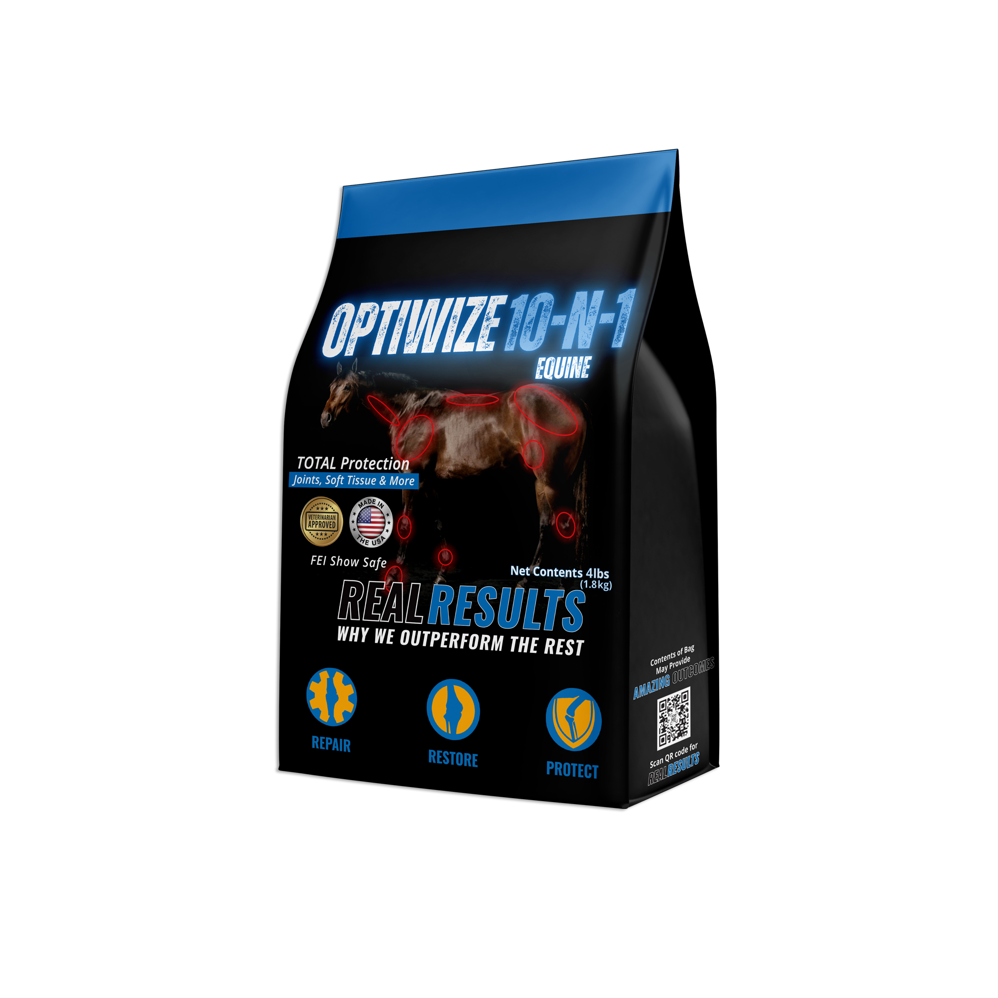 OptiWize 10-N-1 Collagen +Plus Equine – Horse Joint Supplements