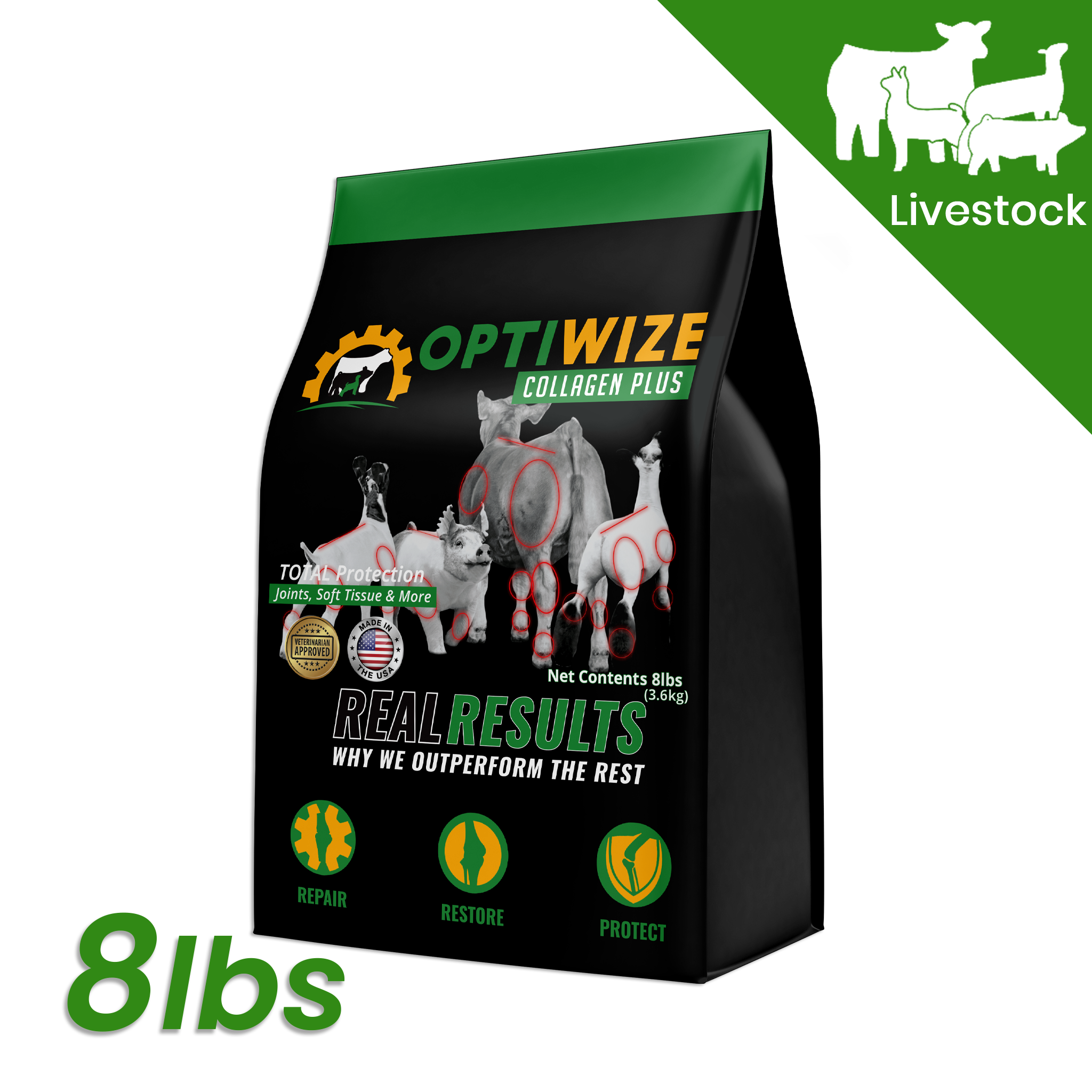 OptiWize Collagen +Plus Livestock Joint Supplement