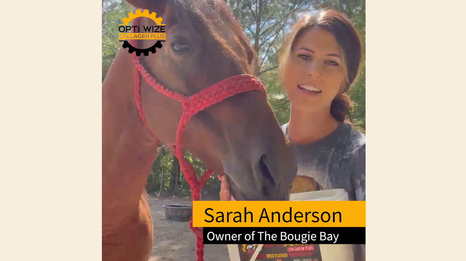 <p>Sarah is Owner/ Creator at Buckaroo Cowgirl Creations and Owner/Manager/CEO at The Bougie Bay, she talks about her experience with OptiWize</p>