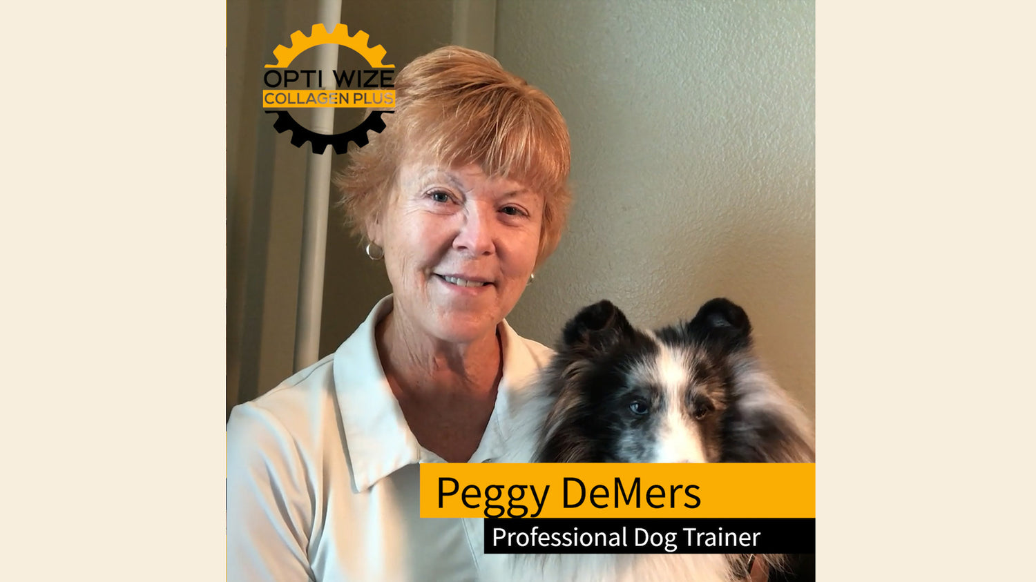 <p>Peggy DeMers has been showing in agility, obedience, rally, conformation and herding for over 20 years.  She has trained her dogs through multiple High in Trial wins from the novice classes, agility champions (MaCH and Bronze ADCH), and group 1-4 placements and Grand Champions in conformation. See why Peggy uses OptiWize as her dogs joint preventative maintenance supplement.</p>