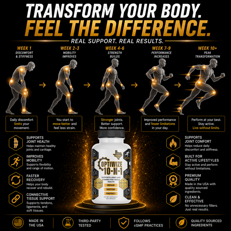 OptiWize Collagen +Plus Human Supplement for Joint Health