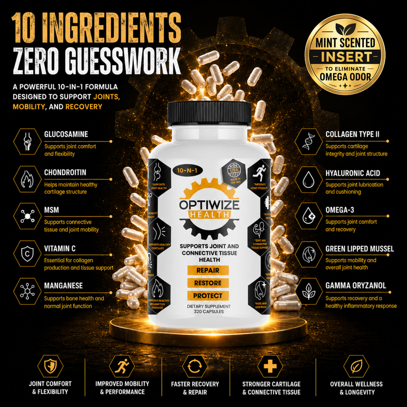 OptiWize Collagen +Plus Human Supplement for Joint Health