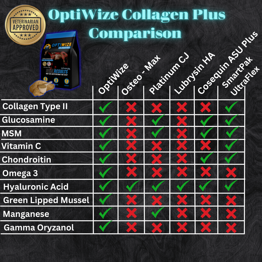 OptiWize Collagen +Plus Suplemento para articulaciones equinas