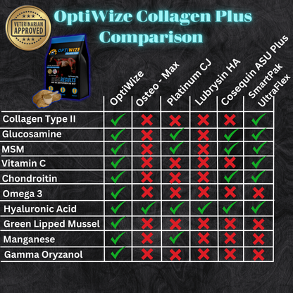 OptiWize Collagen +Plus Suplemento para articulaciones equinas