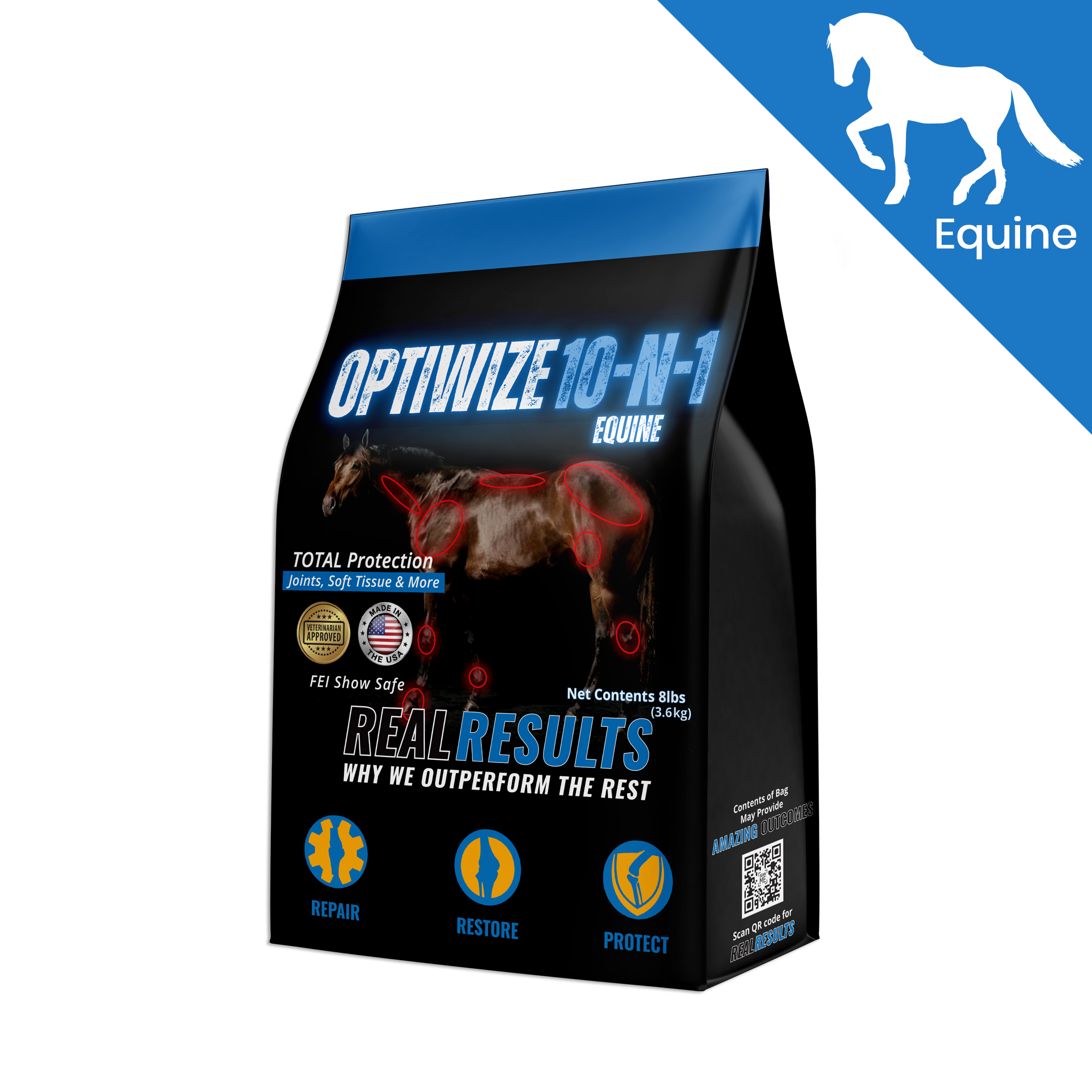 OptiWize Collagen +Plus Suplemento para articulaciones equinas