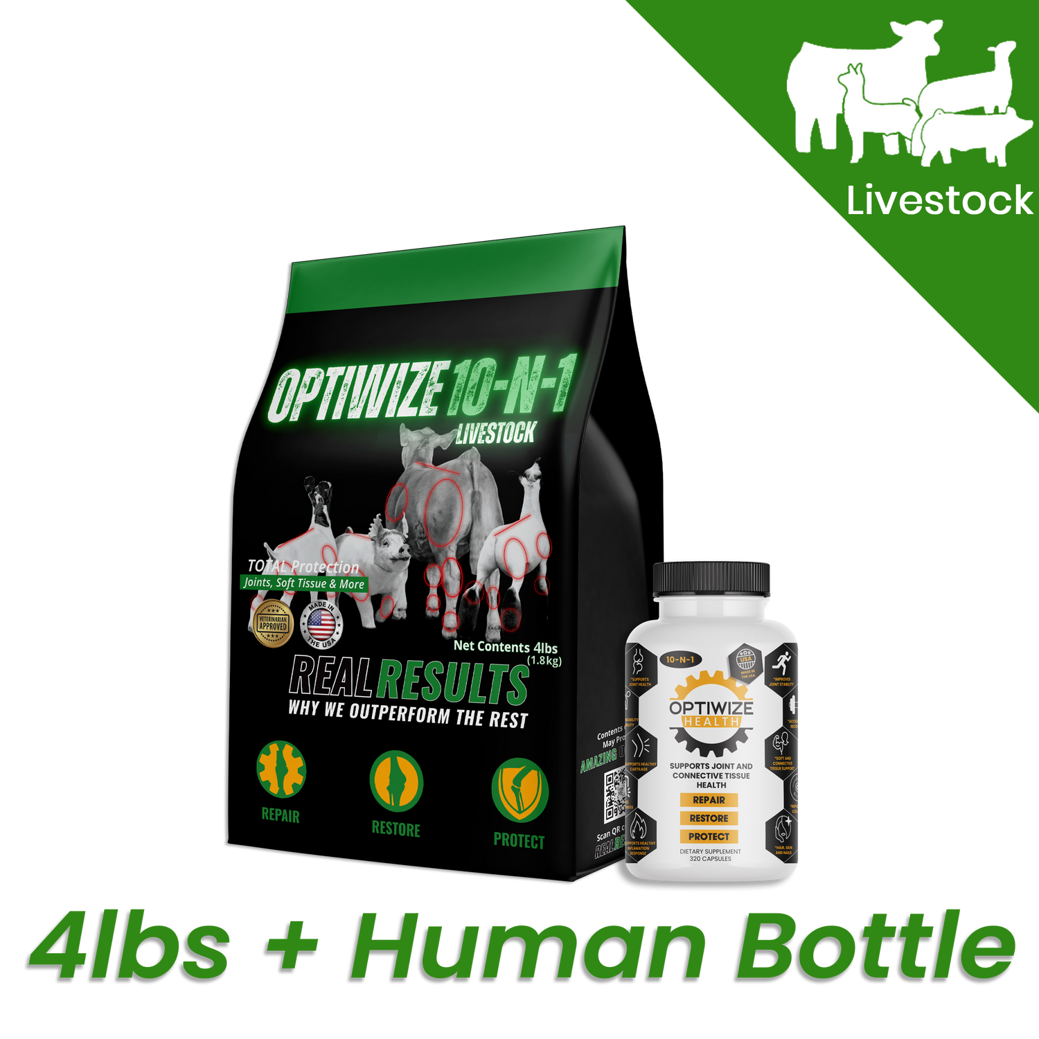 OptiWize Collagen +Plus Livestock Joint Supplement