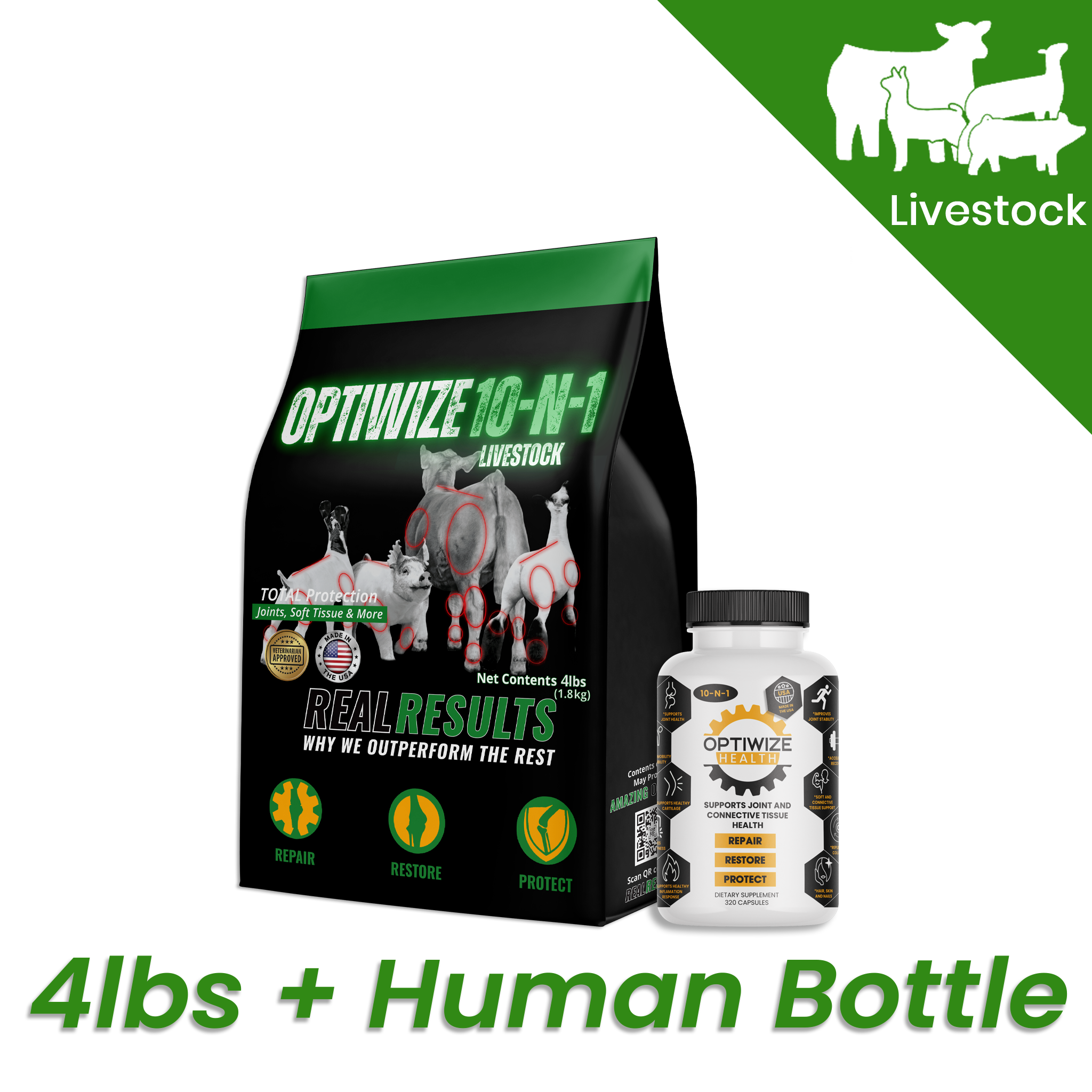 OptiWize Collagen +Plus Livestock Joint Supplement