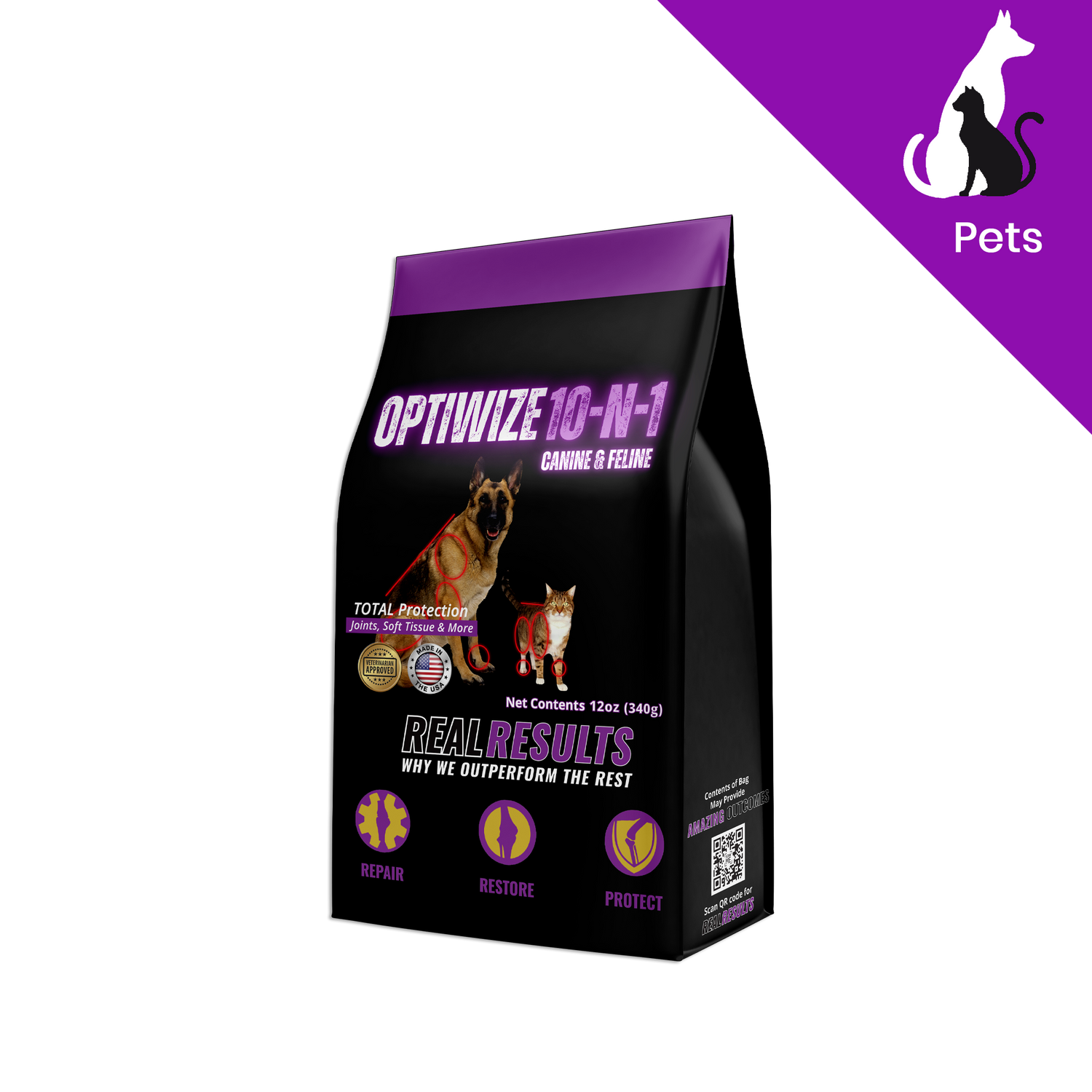 OptiWize Collagen +Plus Dogs and Cat Joints Health Supplement