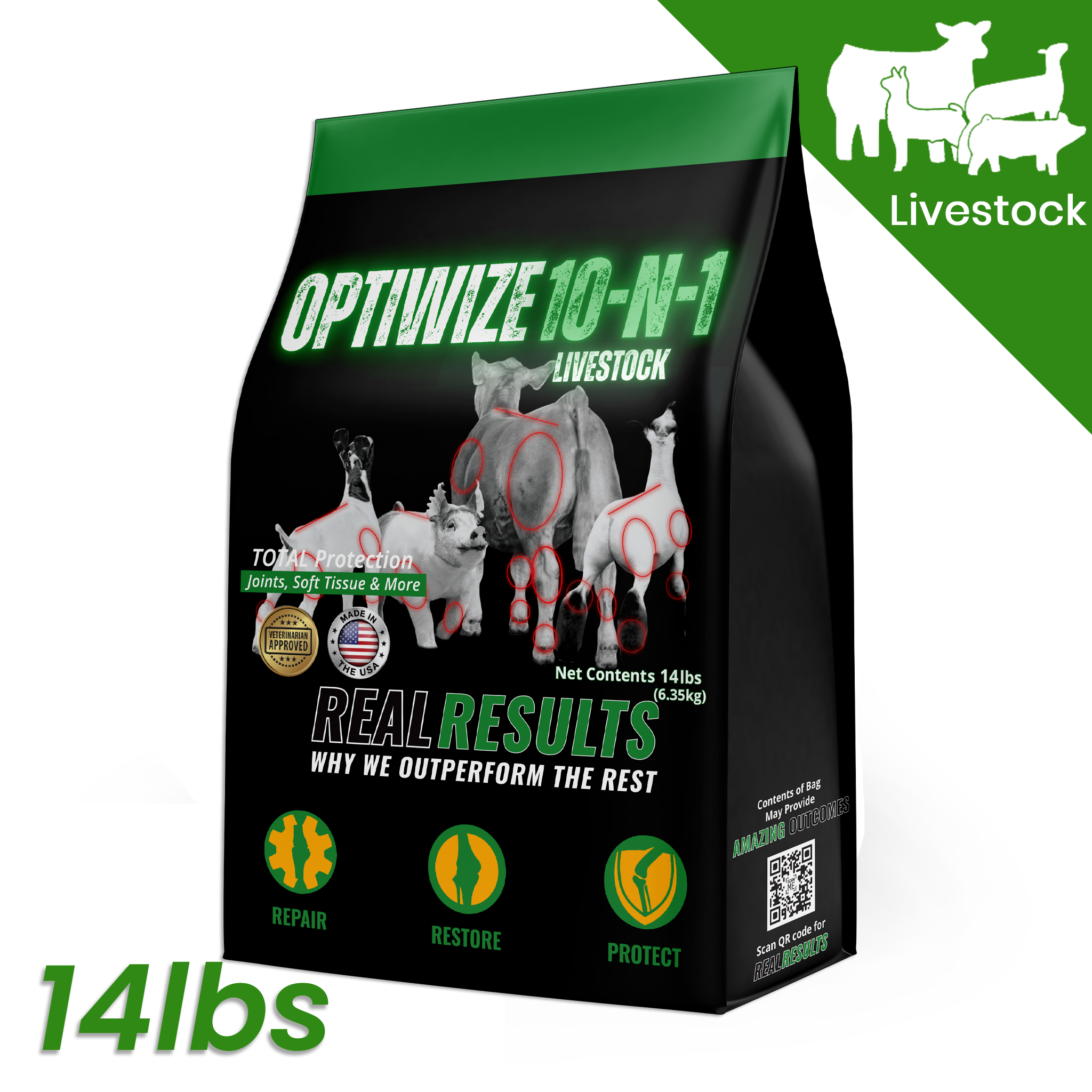 OptiWize Collagen +Plus Livestock Joint Supplement