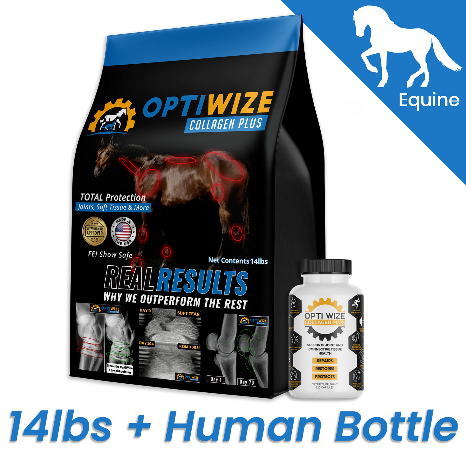 OptiWize Collagen +Plus Equine Joint Supplement