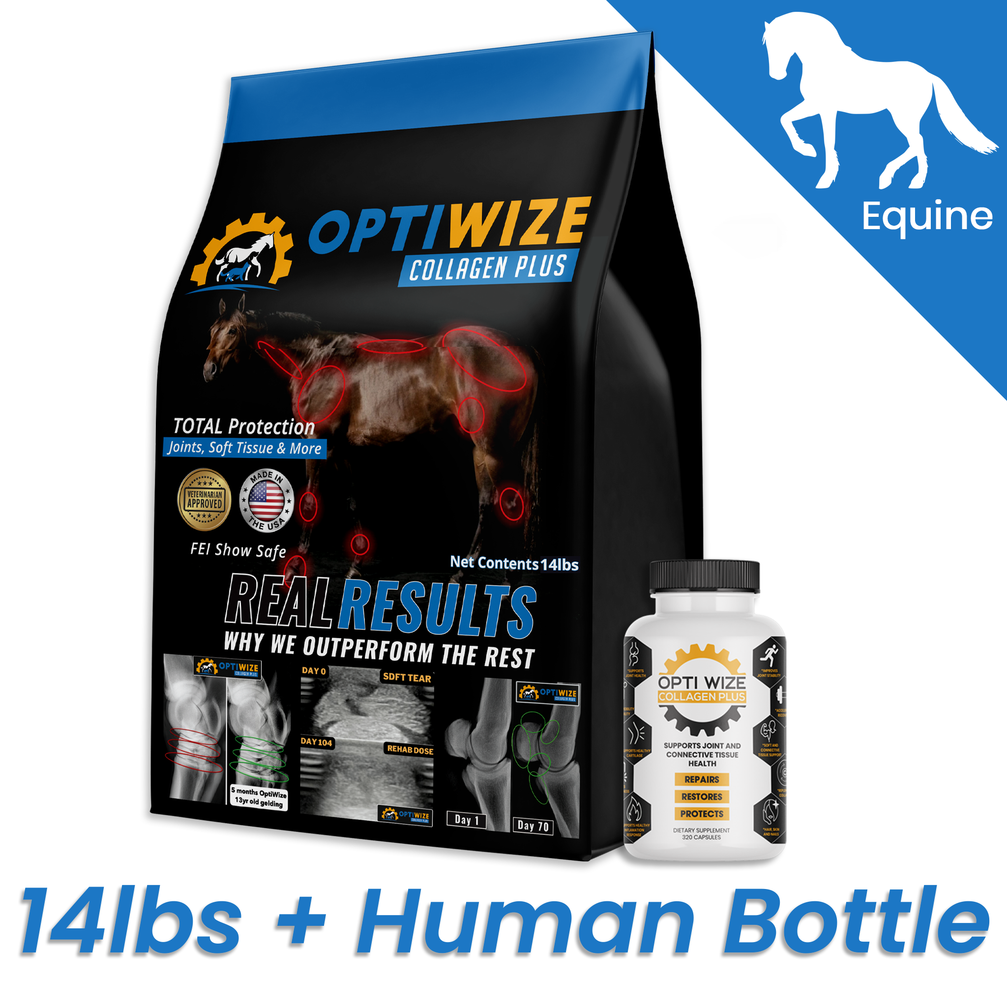 OptiWize Collagen +Plus Equine Joint Supplement