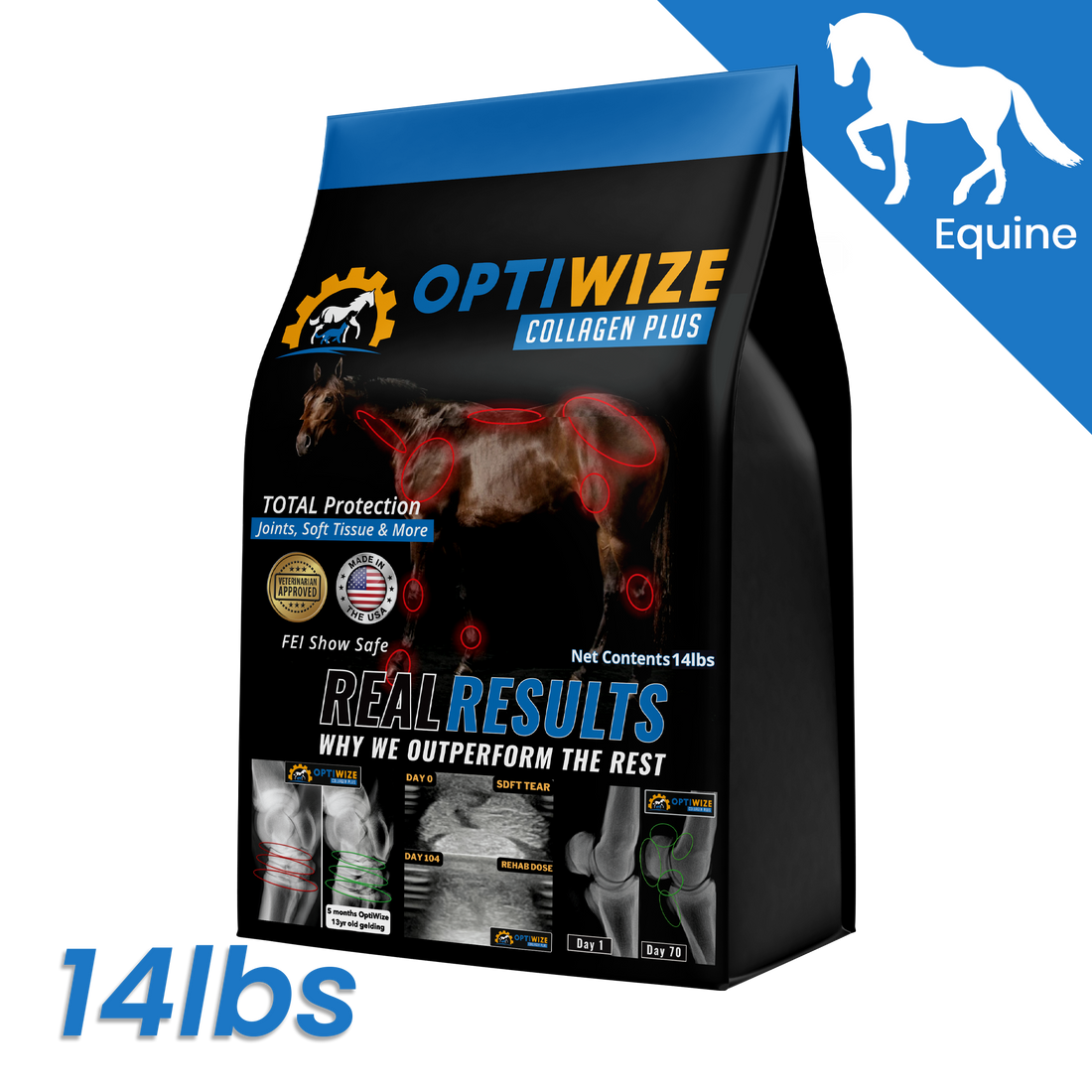 OptiWize Colágeno +Plus Equino 14lbs