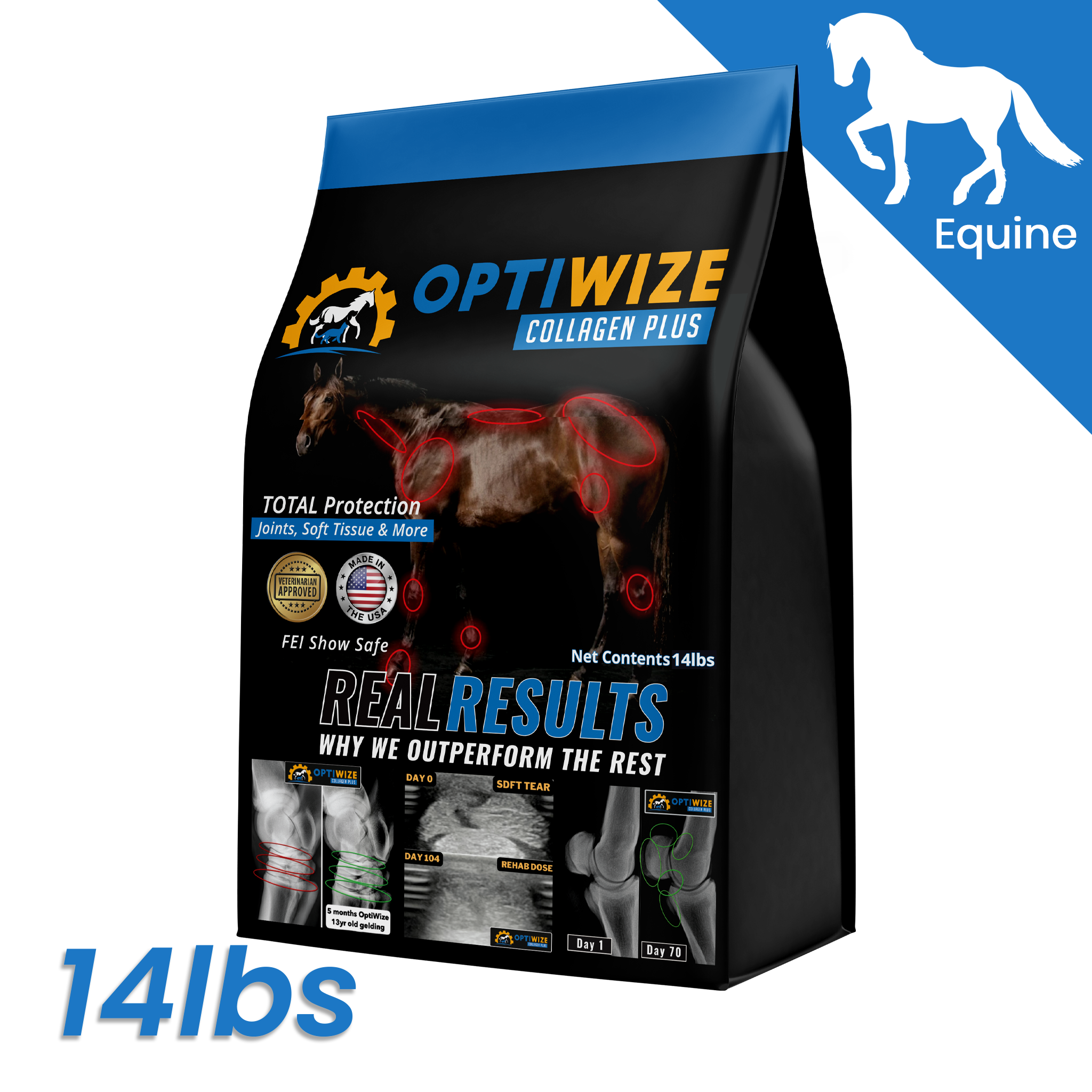 OptiWize Colágeno +Plus Equino 14lbs