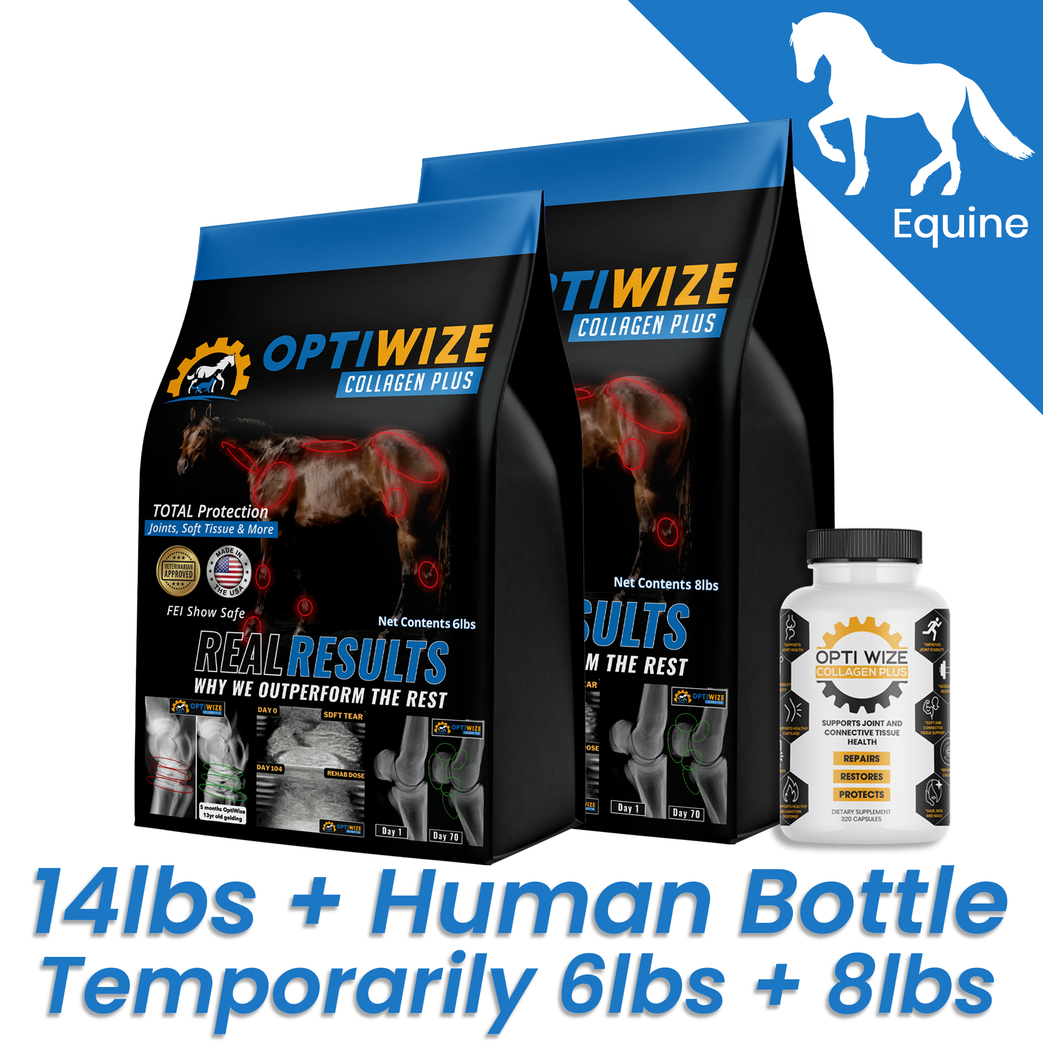 OptiWize Collagen +Plus Equine Joint Supplement