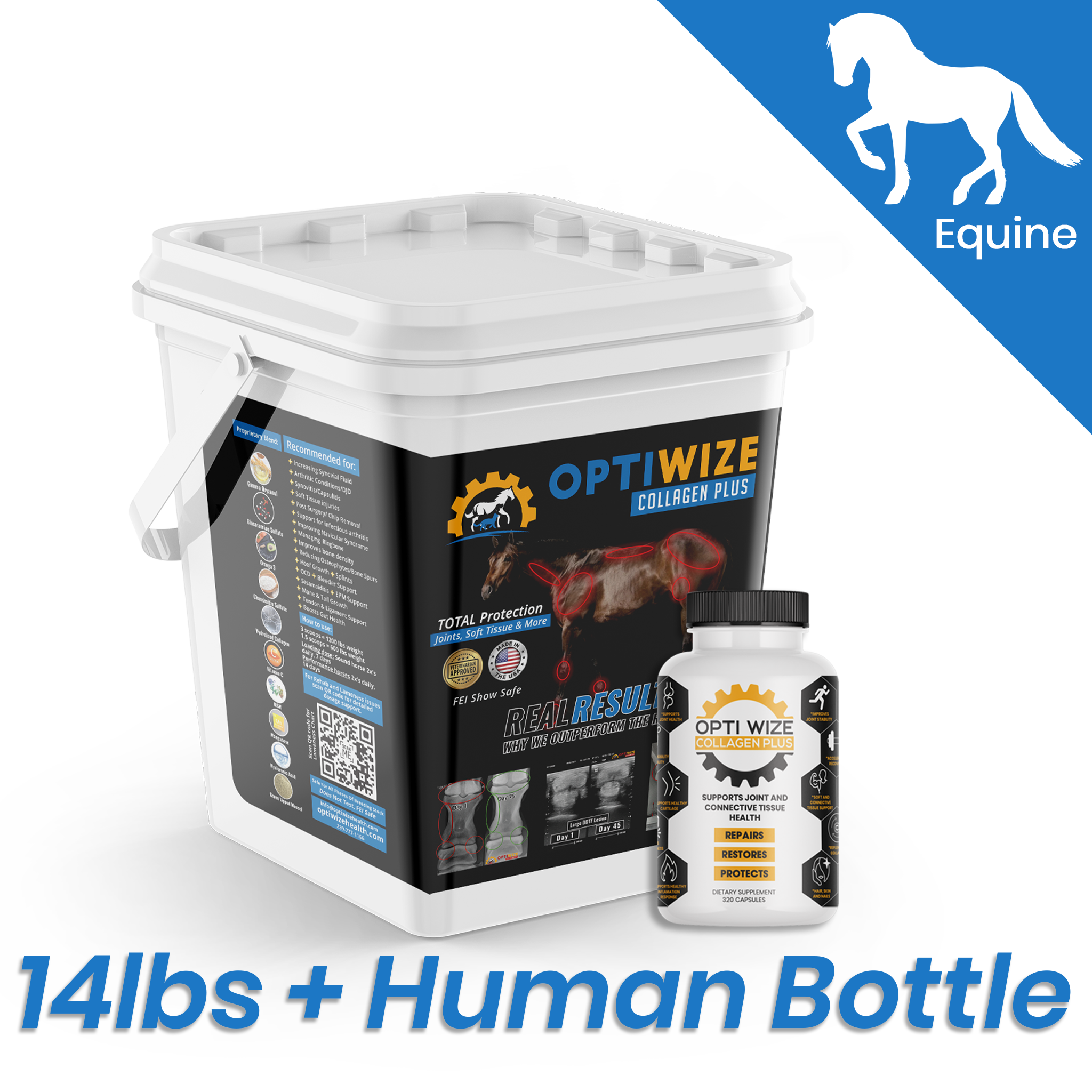 OptiWize Collagen +Plus Equine Joint Supplement