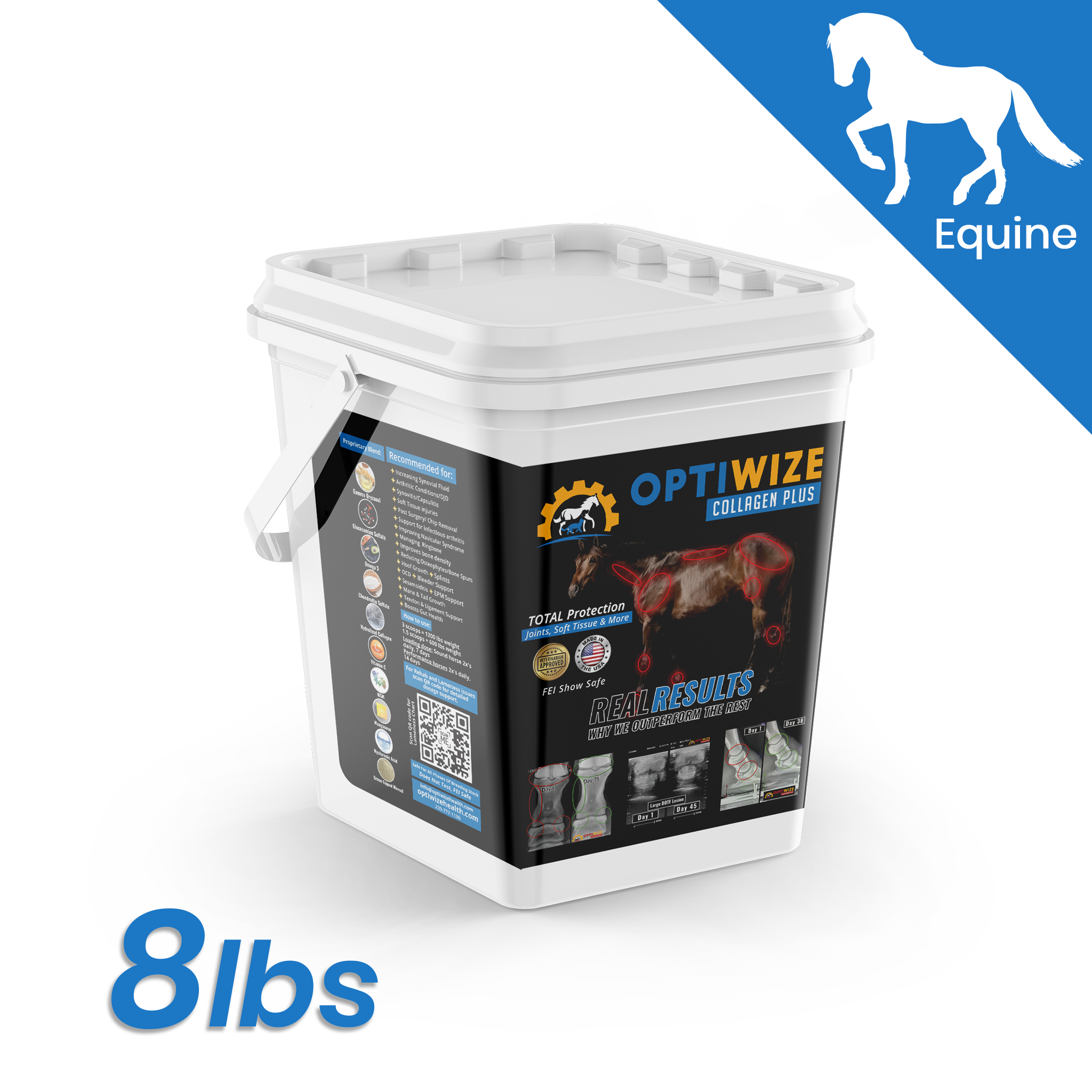 OptiWize Collagen +Plus Equine 8lbs