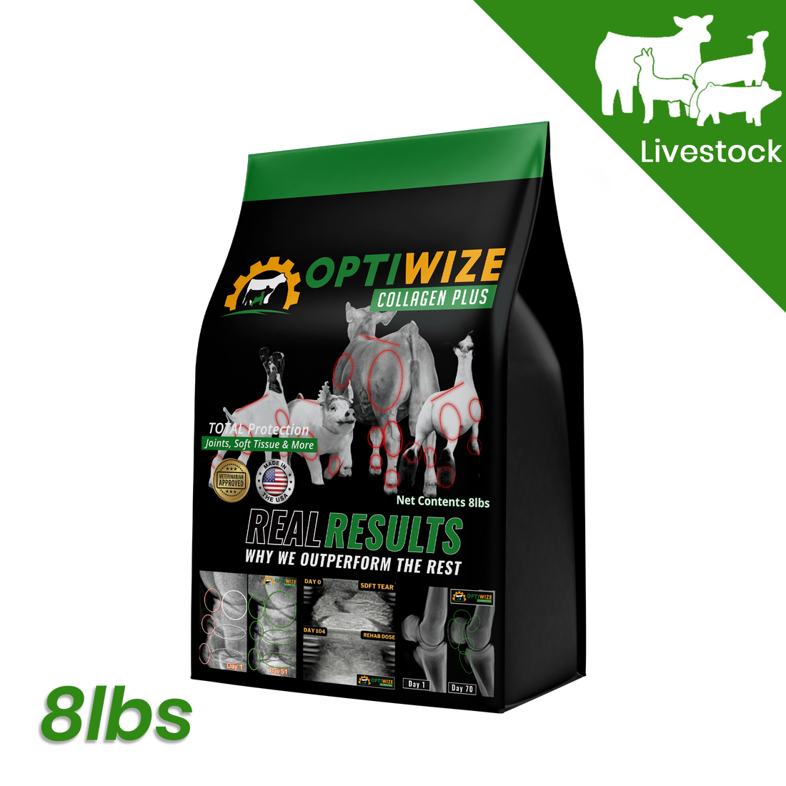 OptiWize Collagen +Plus Livestock 8lbs