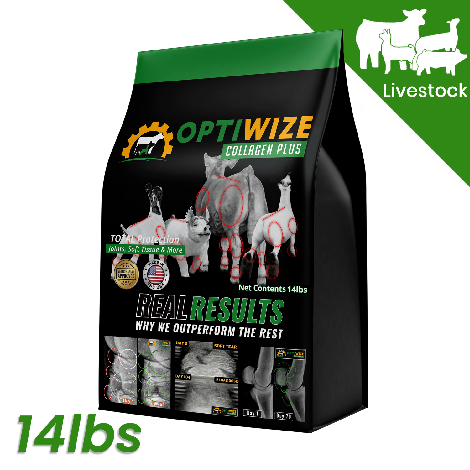 OptiWize Collagen +Plus Livestock Joint Supplement