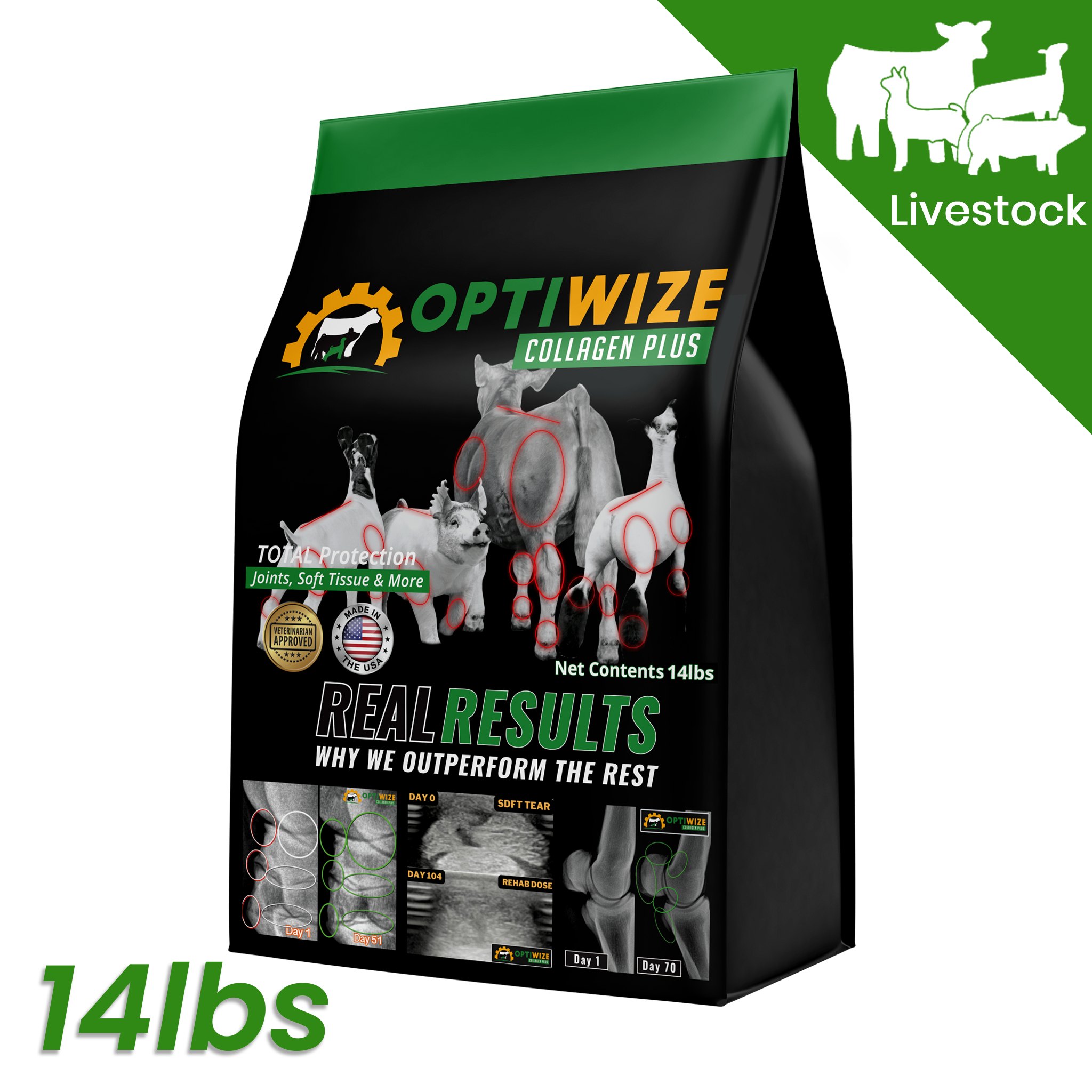 OptiWize Collagen +Plus Livestock 14lbs