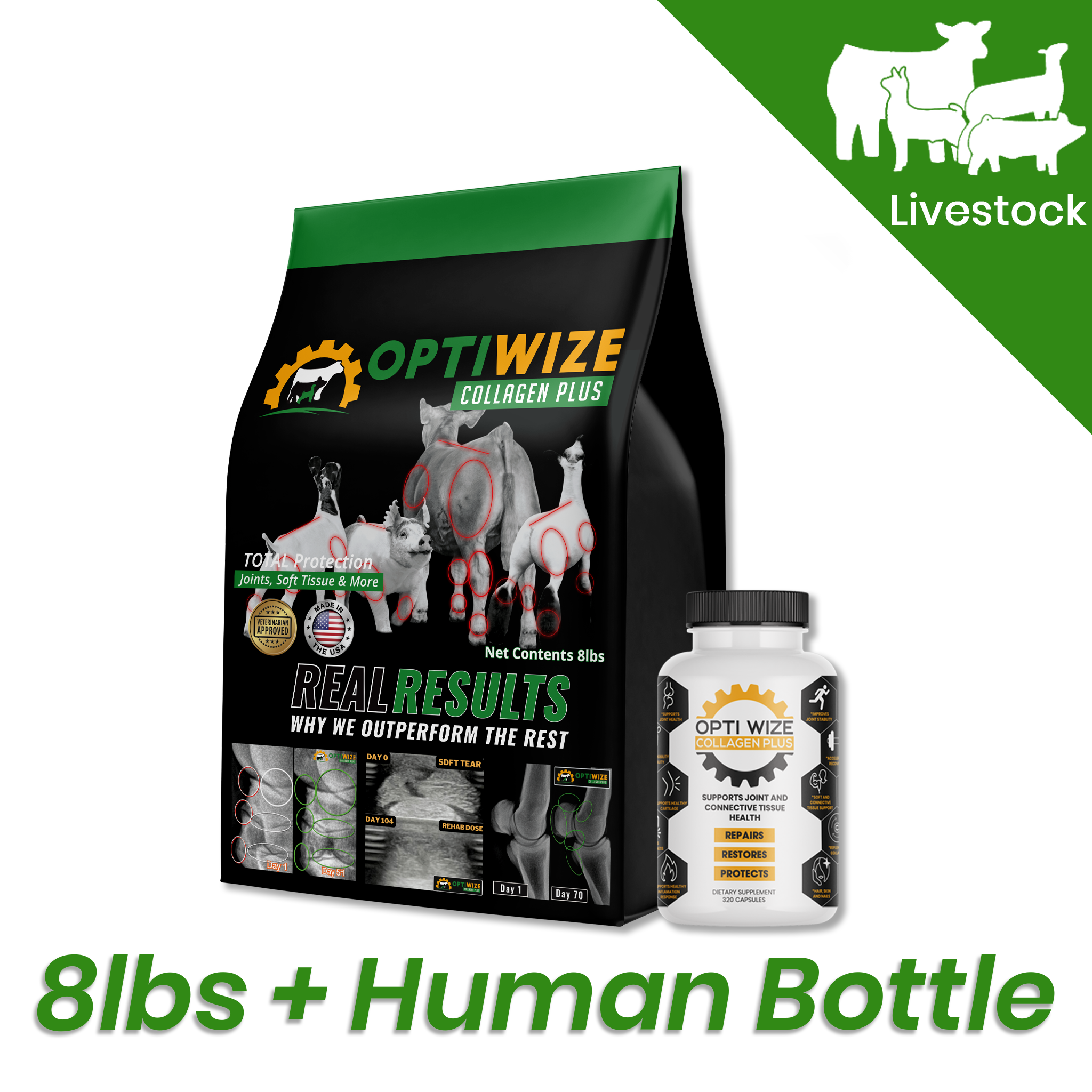 OptiWize Collagen +Plus Livestock Joint Supplement