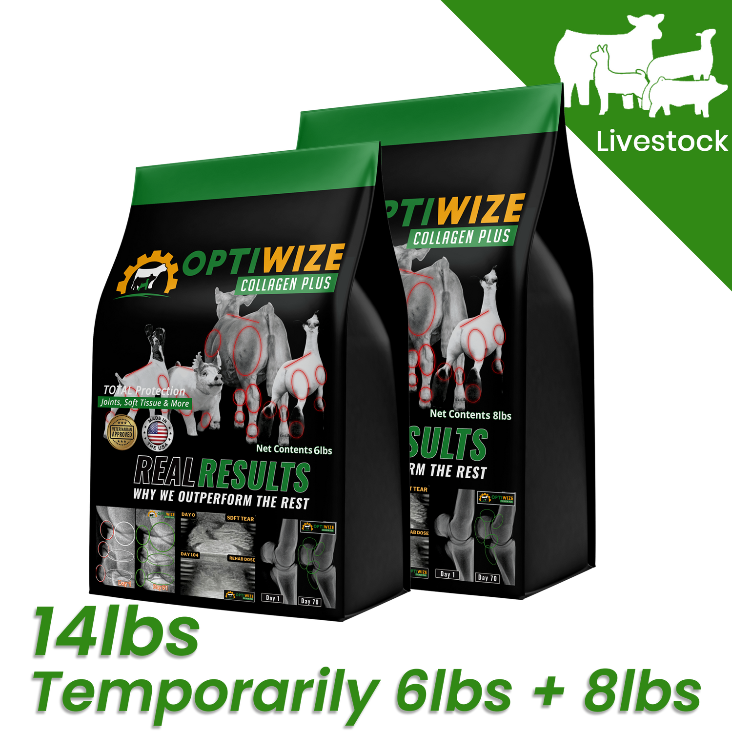 OptiWize Collagen +Plus Livestock Joint Supplement