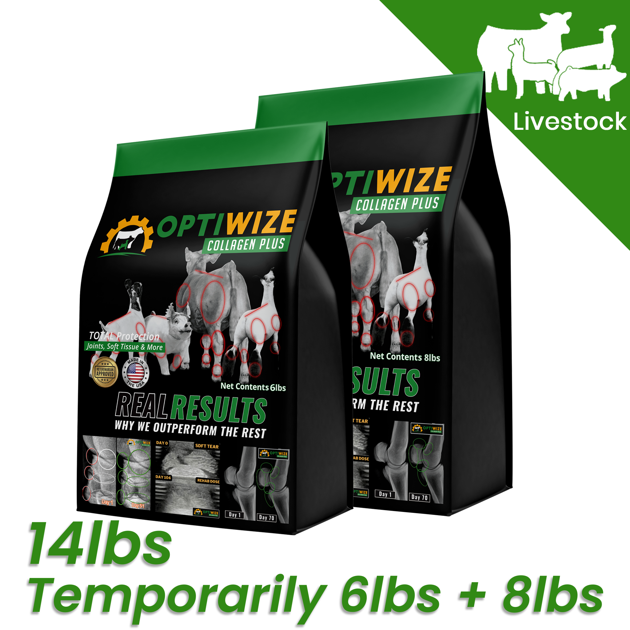 OptiWize Collagen +Plus Livestock Joint Supplement