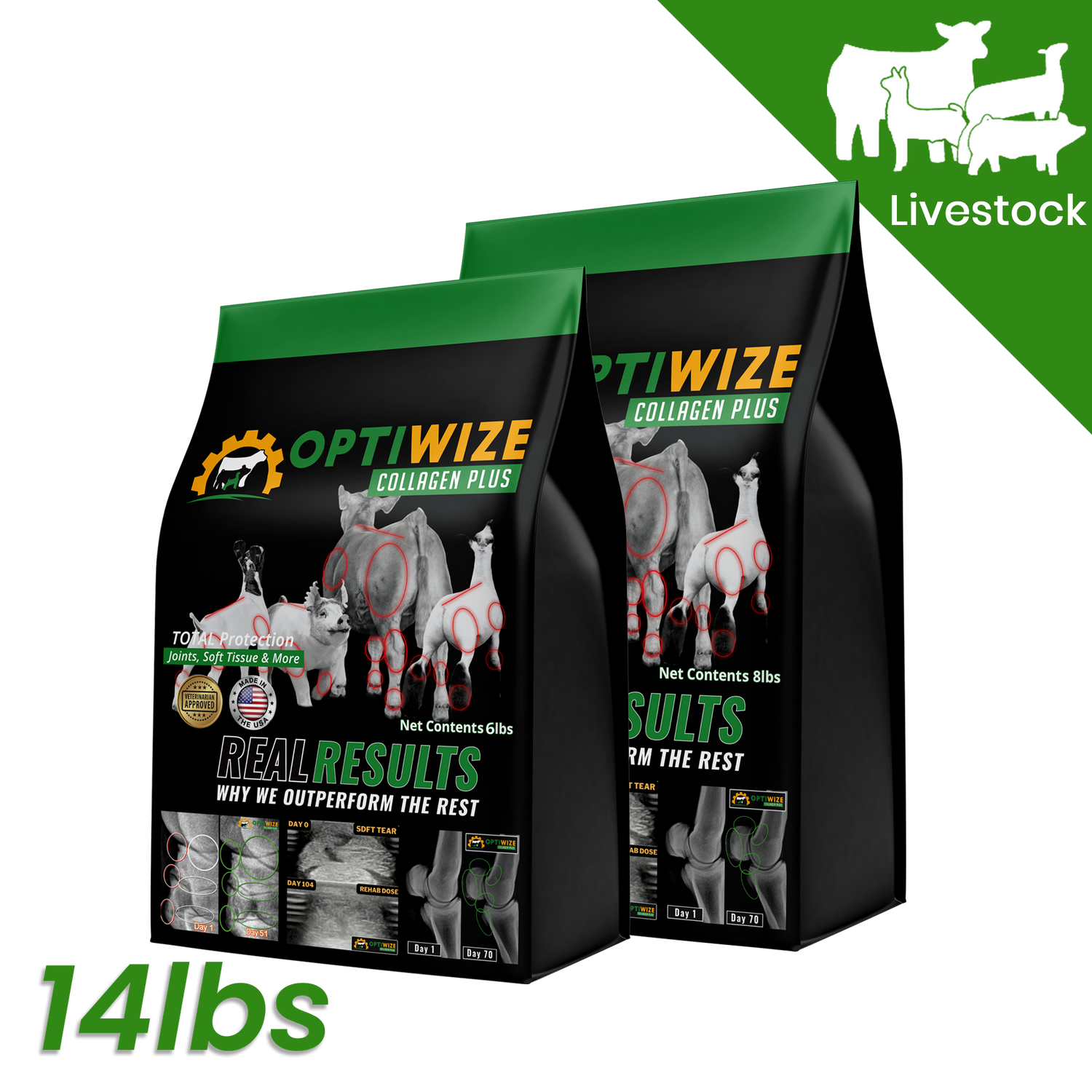 OptiWize Collagen +Plus Livestock Joint Supplement