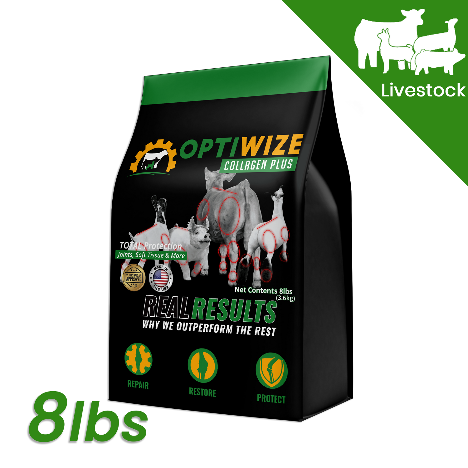 OptiWize Collagen +Plus Livestock Joint Supplement