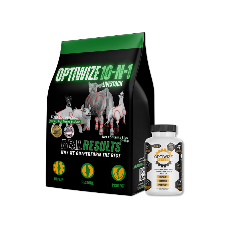 OptiWize 10-N-1 Collagen + Plus Livestock & Show Animal Supplements OptiWize 10-N-1 Collagen + Plus Livestock & Show Animal Supplements
